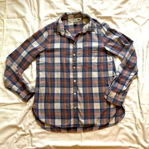Old Navy Casual Plaid Button Down Shirt